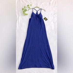 Body glove brand midnight blue maxi dress, never worn, tag still attached!